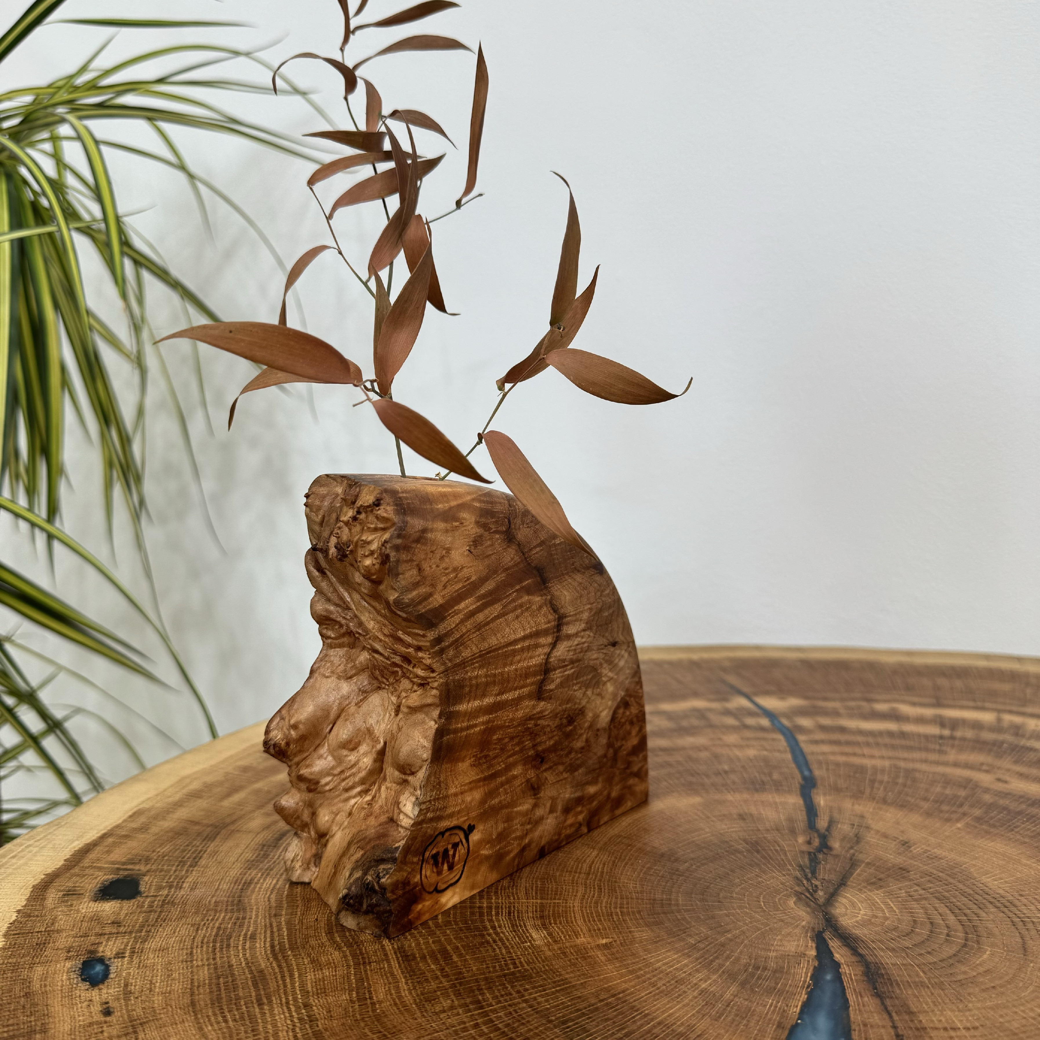 Dřevěná váza 11 cm Lea